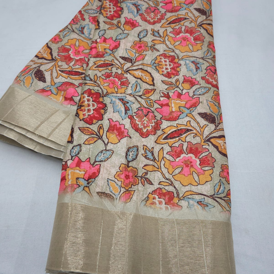 Elegant Handloom Saree with Matching Blouse - Versatile Chic