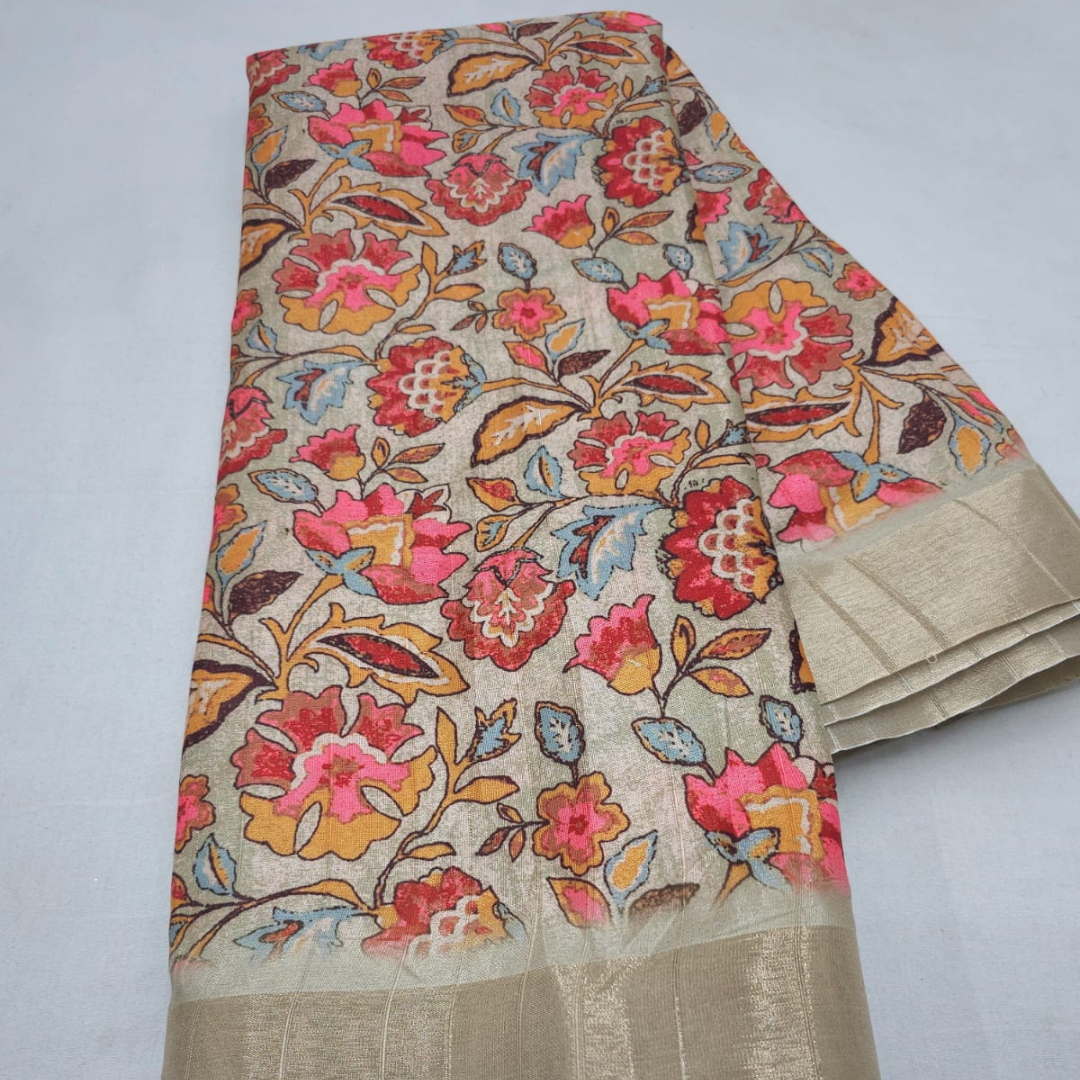 Elegant Handloom Saree with Matching Blouse - Versatile Chic