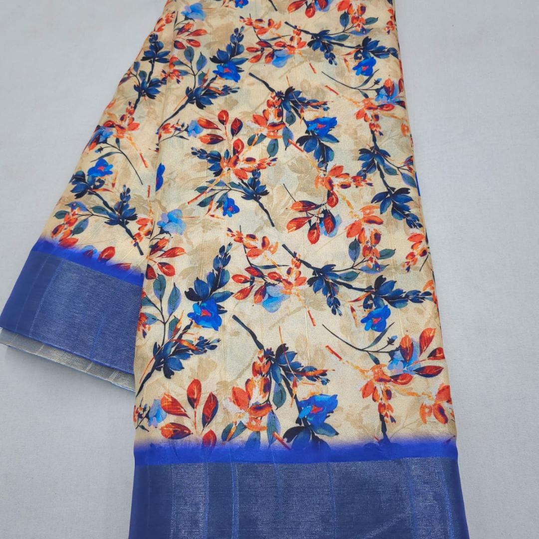 Luxurious Handloom Saree with Matching Blouse